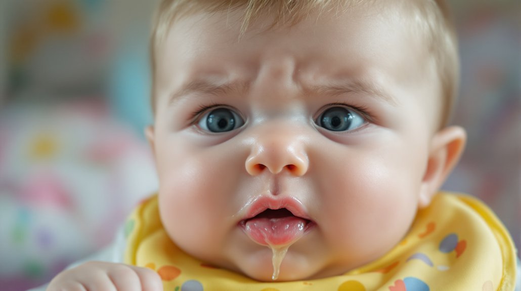 bébé en train de faire ses dents, baver, agitation
